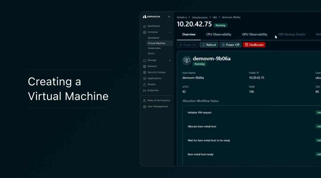 Creating a Virtual Machine